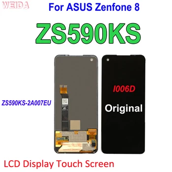 Оригинальный ЖК-дисплей Для ASUS Zenfone 8 ZS590KS ZS590KS-2A007EU I006D ЖК-дисплей С Сенсорным Экраном и Цифровым Преобразователем В сборе Для ASUS ZS590KS LCD