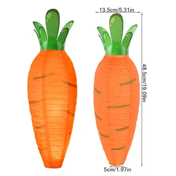 Пасхальный морковный подвесной фонарь 2024, украшение для пасхальной вечеринки для дома, украшение в виде морковного фонаря, Весенние фестивали, декор для детей